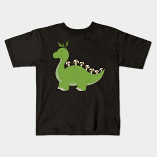 Mushroom Dinosaur Original Design Kids T-Shirt